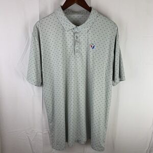 Swannies Polo‎ Shirt Mens XL Extra Large Geometric Golf Golfing Performance AOP